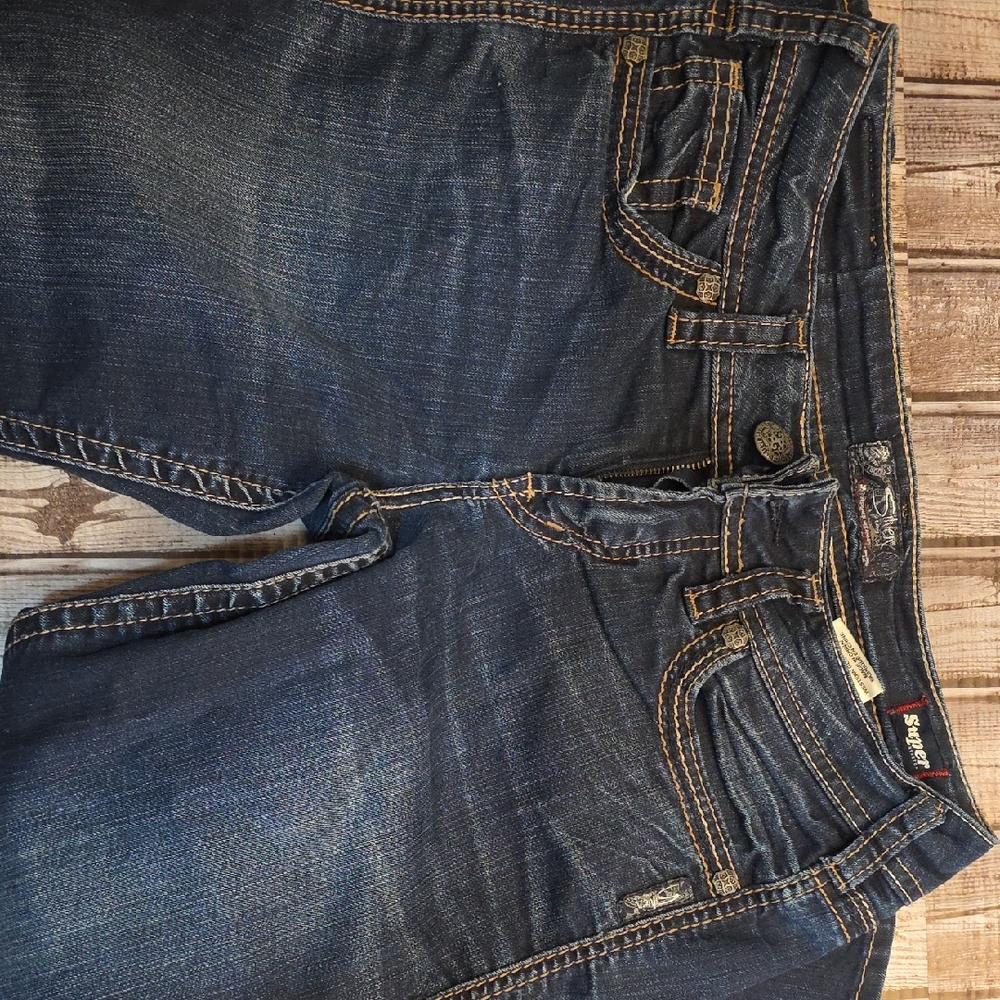 Silver Suki Mid Capris Size 29